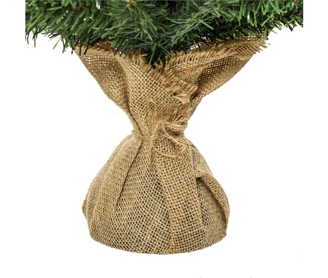 Árvore de Natal PVC, 100%linen, cement HOMCOM, casa - natal Verde