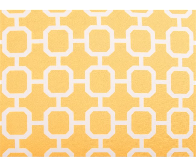 Beliani Almofada de assento para exterior FIJI Amarelo
