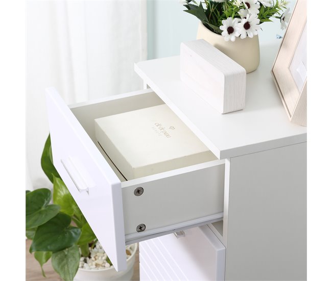 Armário Casa de Banho Melamina de Madeira kleankin 35 Branco