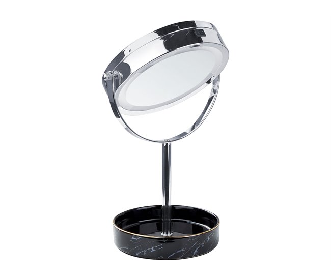 Beliani Espelho de maquilhagem SAVOIE 20x15 Preto