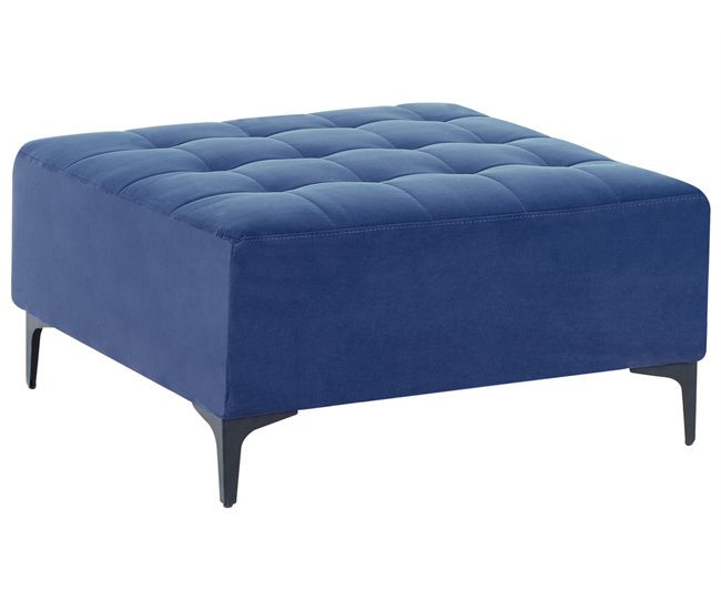 Beliani Reposapiés ABERDEEN Azul