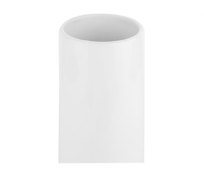 Beliani Jarro de flores GELIDA Branco
