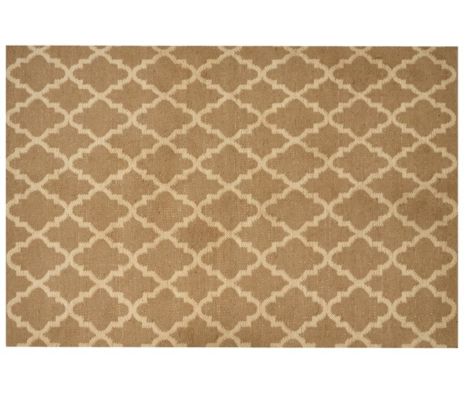 Beliani Entrelaçado MERMER 200x300 Bege
