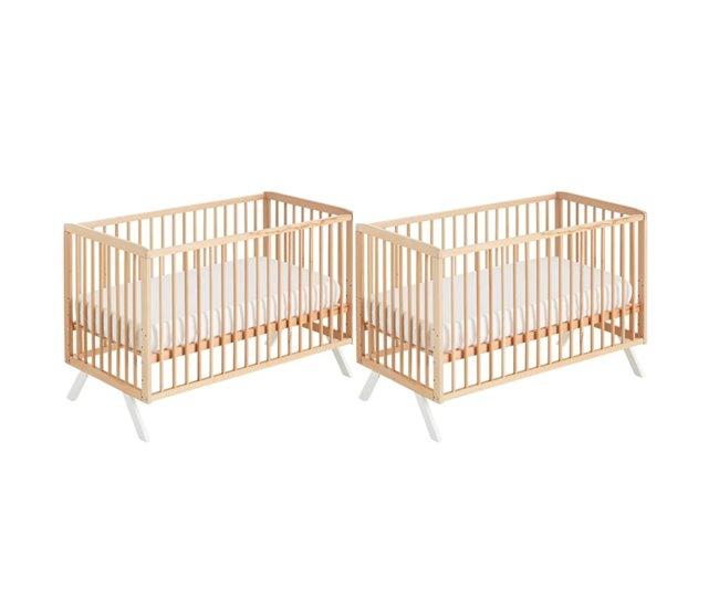 Berço transformável Koala para gémeos: co-sleeping, duplo e individual Madeira