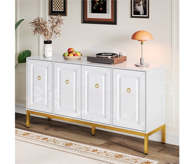 Aparador com 4 portas Branco