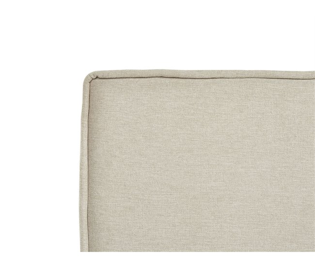 Beliani Cama continental con almacenaje Poliéster DYNASTY 200x217 Bege