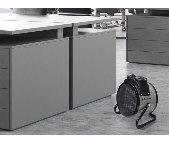 Aquecedor industrial Preto / Cinza