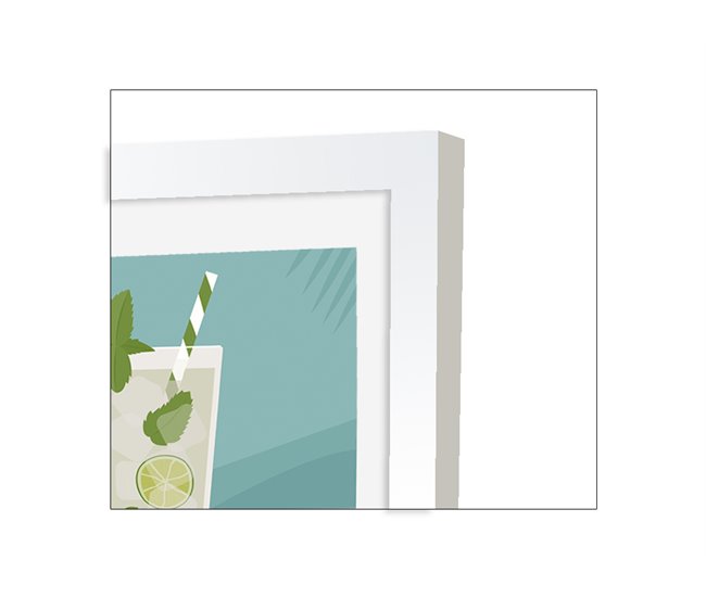 Pintura arte deco MOJITO 24x30cm marca MARCOMUEBLE Multicor