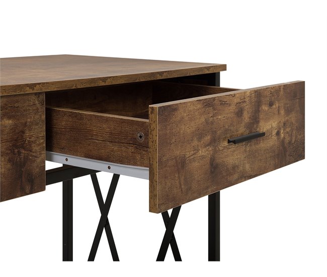 Beliani Consola AYDEN 107 Castanho
