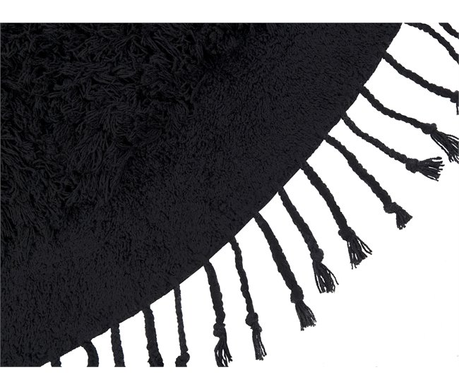 Beliani Shaggy (pelos longos) BITLIS 140x140 Preto