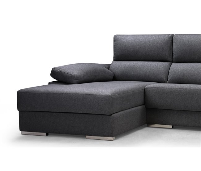 Chaise longue NOEMI Antracite