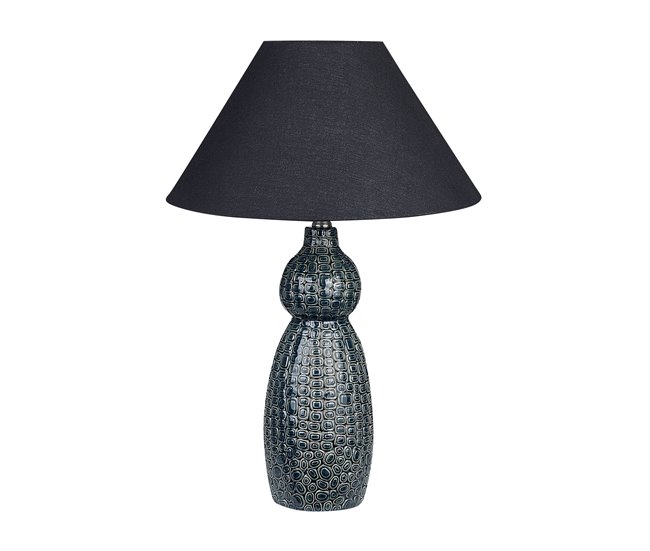 Beliani Candeeiro de mesa MATINA Azul