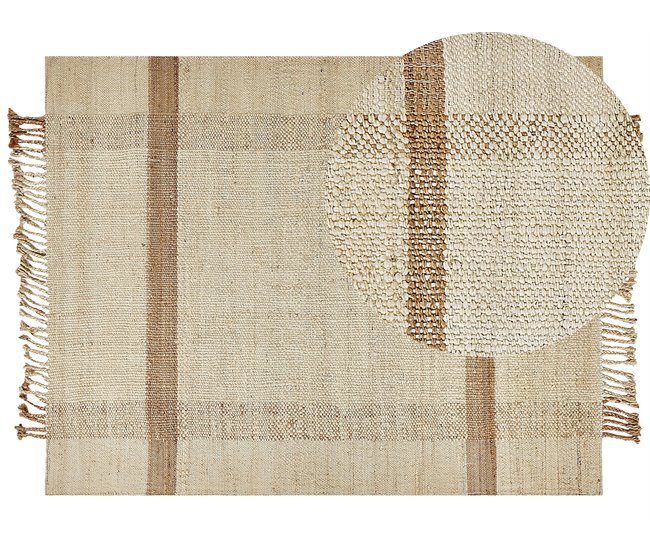 Beliani Entrelaçado YELMEZ 160x230 Bege