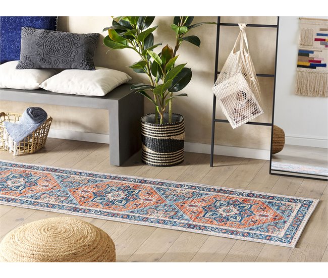 Beliani Pelos curtos RITAPURAM 60x200 Azul