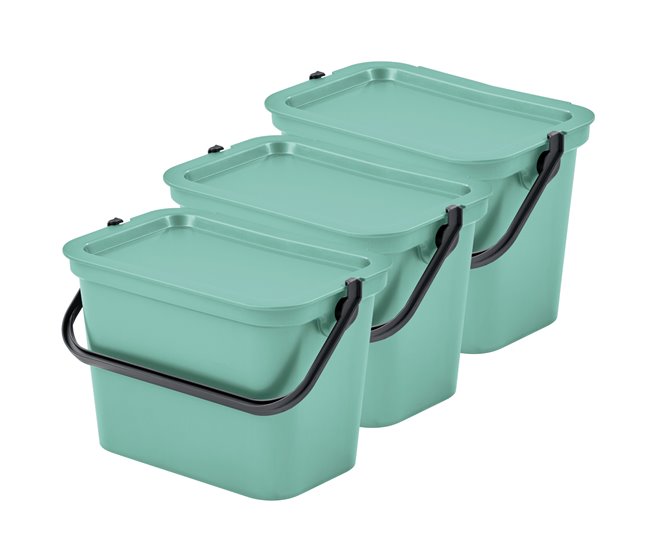 Recipientes para reciclagem Azul