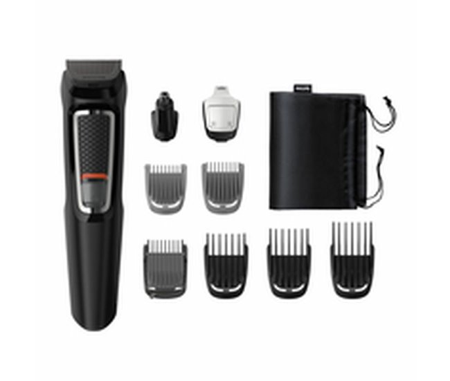 Máquina de Barbear Elétrica Recarregável 3000 Series Preto