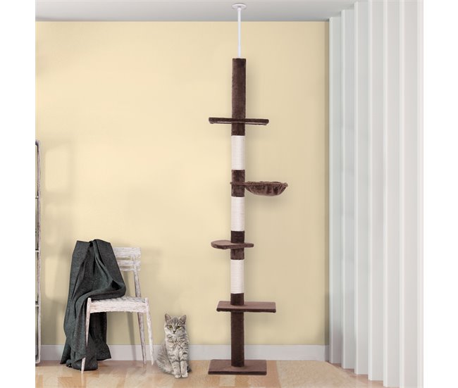 Árvore Arranhadora para Gatos Castanho