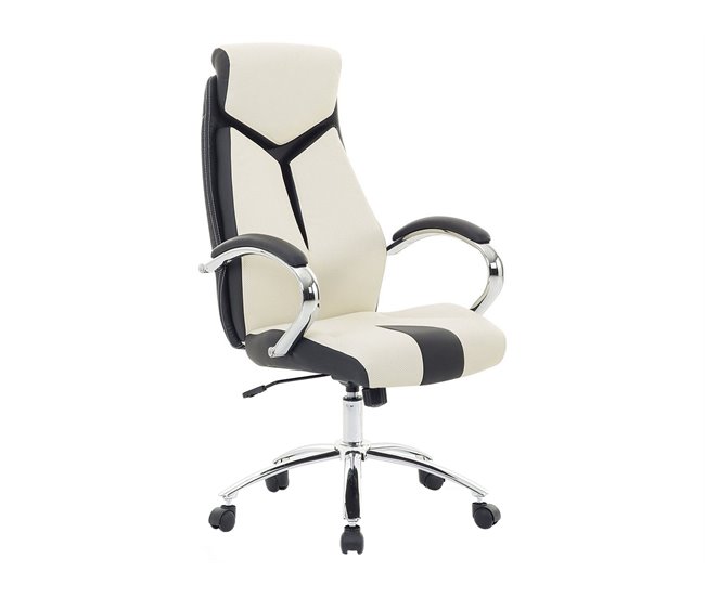 Beliani Silla de oficina FORMULA Bege