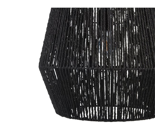 Beliani Candeeiro de tecto GWERU Preto