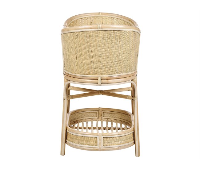 Beliani Berço Rattan/vime LAGRASSE Natural