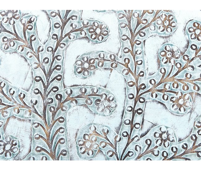 Beliani Mesa auxiliar BORAI Azul Claro