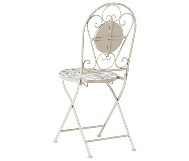 Beliani Cadeira de jardim SPELLO Branco