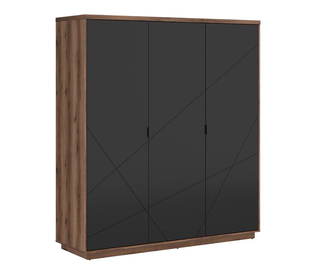 Armário de 3 portas Sven 180 Branco