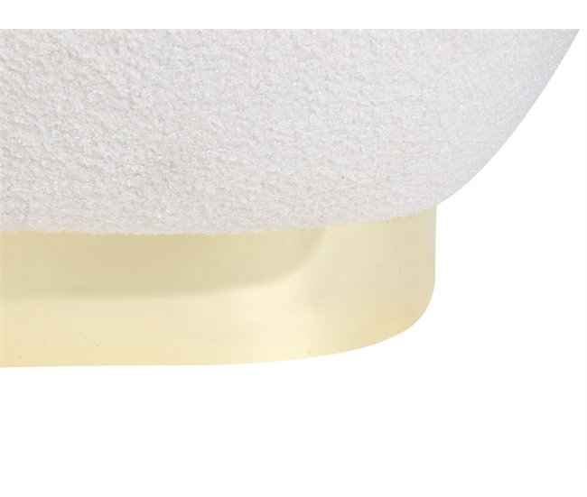 Beliani Poltrona LOVIISA Branco