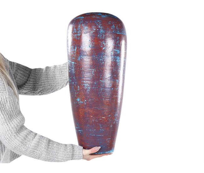 Beliani Jarro decorativo DOJRAN Castanho