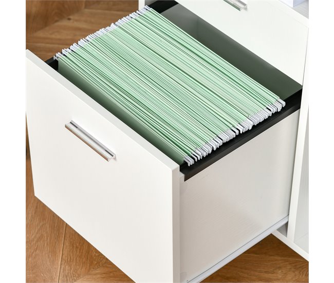 Armario para Impresora Melamina Vinsetto 80 Branco