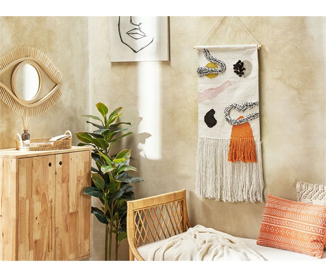 Beliani Decoração de parede em tecido KALAT Multicor