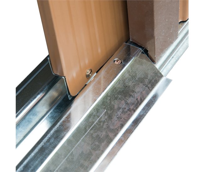 Abrigo de Jardim Aço Galvanizado e PP Outsunny 213 Amarelo