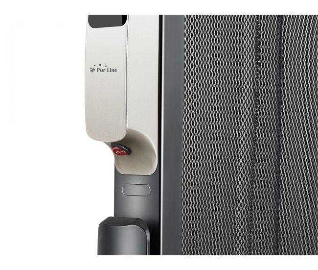 Almofada elétrica de lã cinza 45x85cm Preto