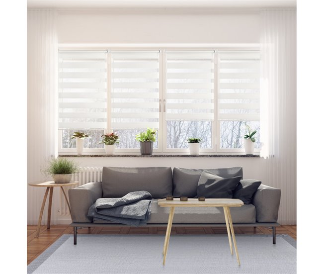 Estores Noite e Dia EasyFix, estore de rolo instalação sem furar 