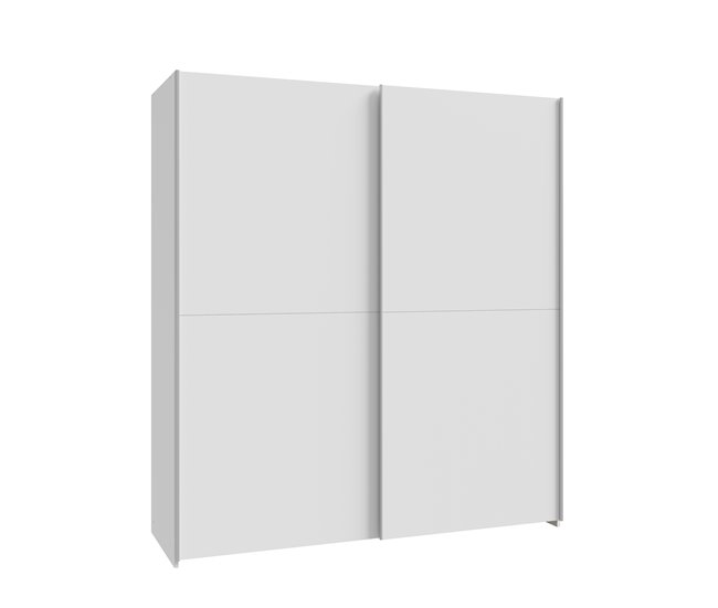 Roupeiro MANDALORE II portas deslizantes branco Branco