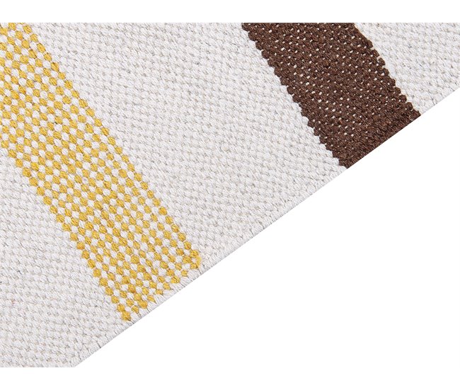Beliani Entrelaçado HISARLI 80x150 Bege