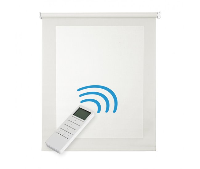 Estore de Rolo Screen Motorizados com remoto Tecido técnico 