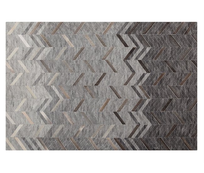 Beliani Pelos curtos ARKUM 140x200 Cinza Escuro