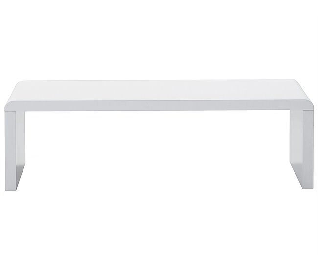 Beliani Mesa de centro MINNESOTA 60x120 Branco