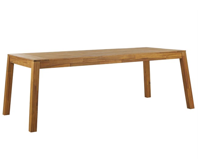 Beliani Conjunto de comedor LIVORNO Castanho