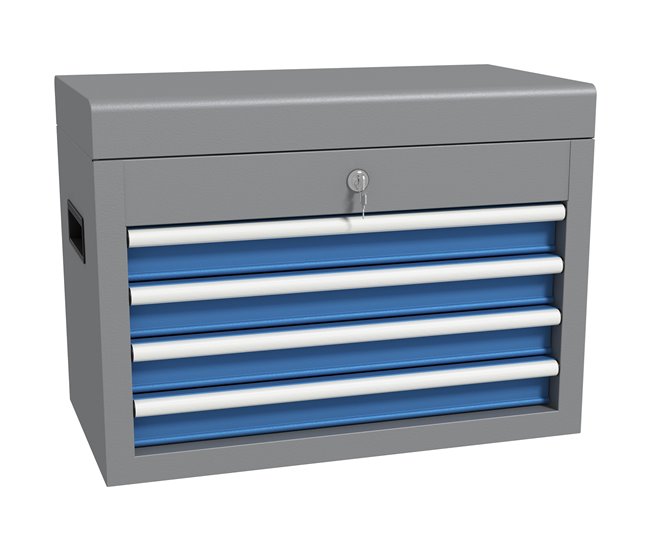 Caixa De Ferramentas Aço Cor Gris 45x24,5x32,5 Cm Durhand