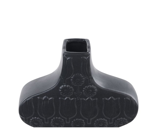 Beliani Jarro de flores ARGOS Preto