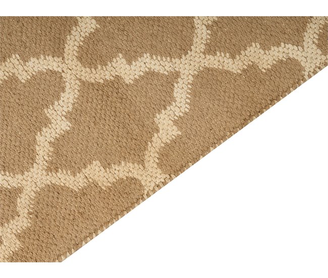 Beliani Entrelaçado MERMER 200x300 Bege