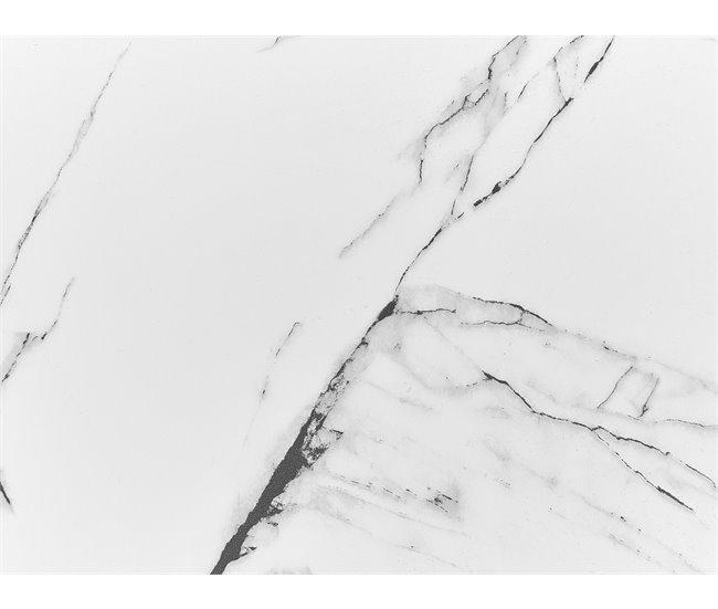 Beliani Mesa auxiliar PANDALE 30x30 Branco