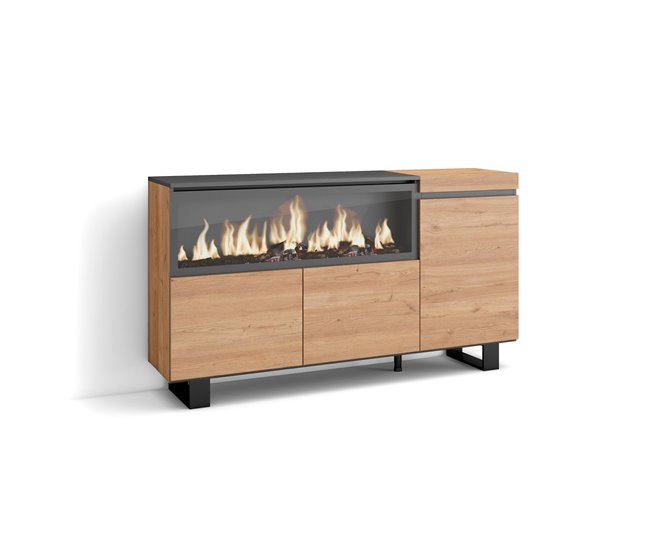 Aparadores para sala de estar 158 Carvalho