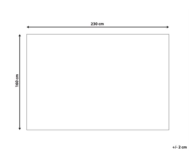 Beliani Pelos curtos GESI II 160x230 Areia