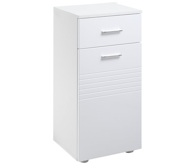 Armário Casa de Banho Melamina de Madeira kleankin 35 Branco