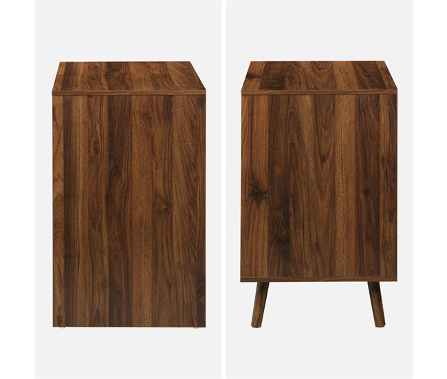 Mesa com 2 gavetas escandinavo 120x48 Madeira