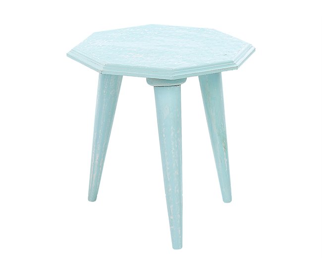 Beliani Conjunto de mesas KANRI Azul Claro