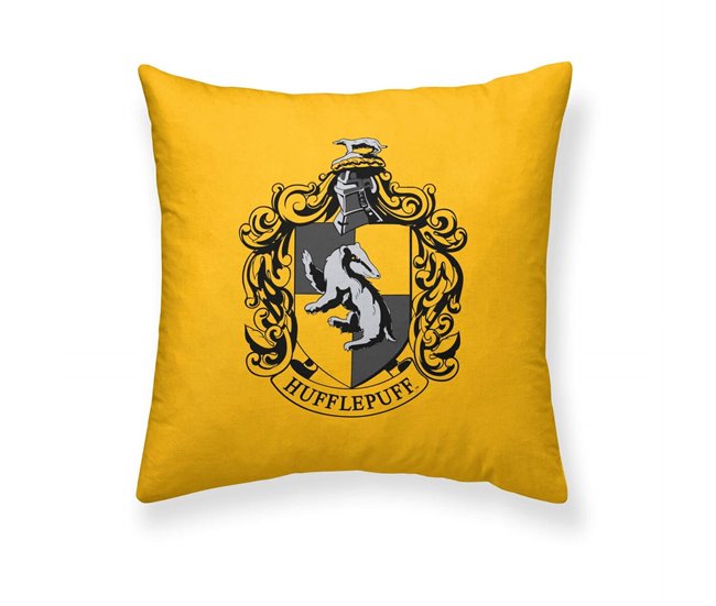 Capa de travesseiro Hufflepuff Basic Amarelo